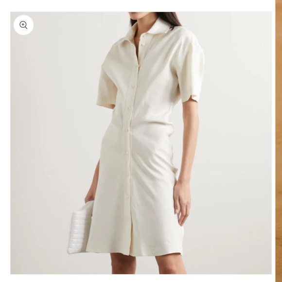 OFF-WHITE mini shirt dress - Picture 1 of 8